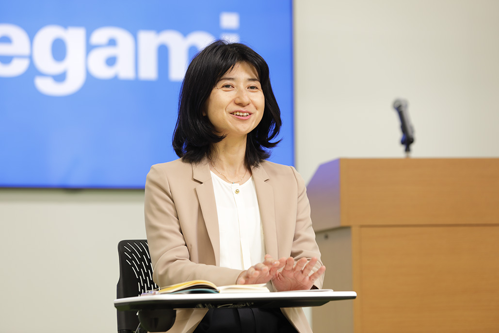 池上通信機株式会社 総務部 総務グループ 課長 蔵澄明子氏